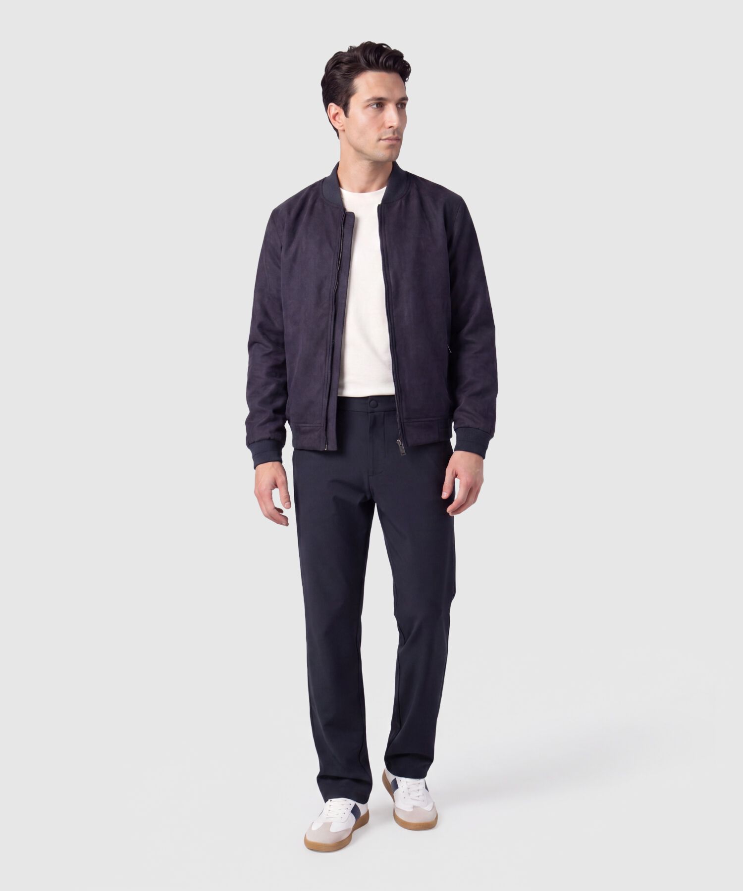 Chaqueta Bomber Para Hombre
