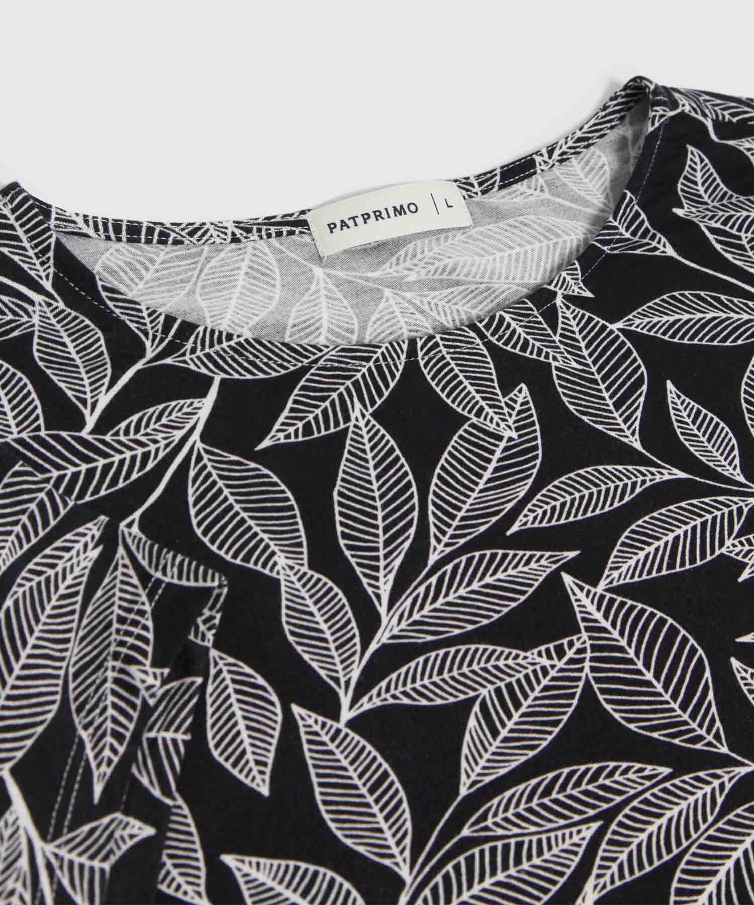 Camiseta Con Estampado Florar 