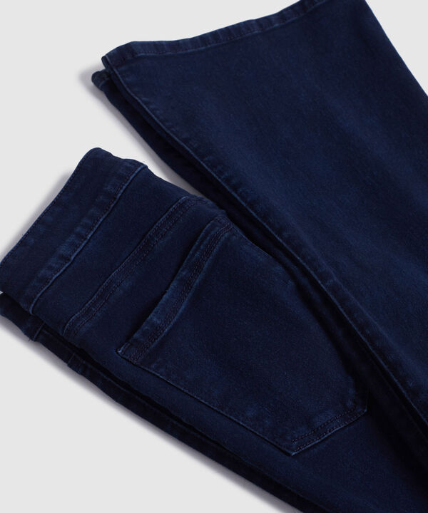 Jegging Fleare Tono Azul Oscuro image number null