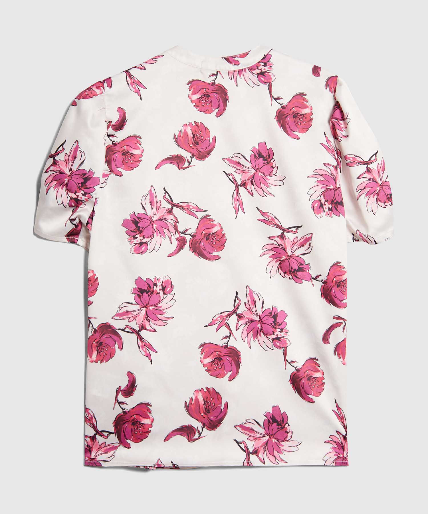 Blusa Estampada Manga Englobada