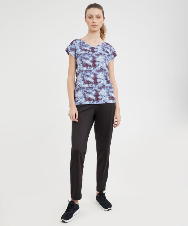 Camiseta Para Mujer, Cuello En V, Manga Corta, Estampada image number null
