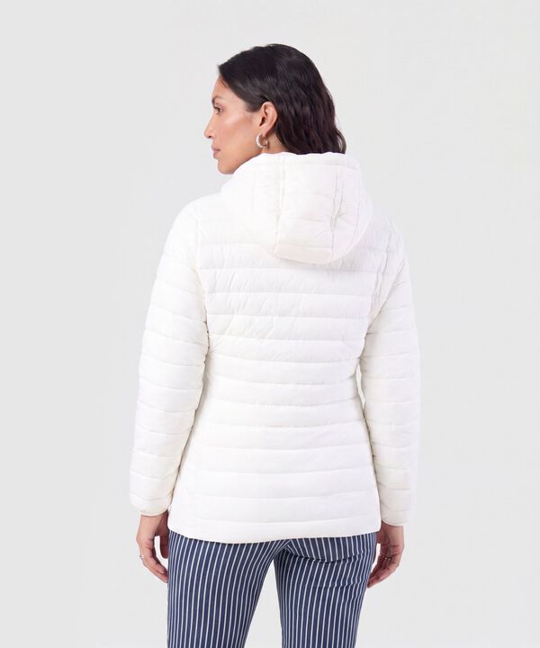 Chaqueta Acolchada Con Capota Para Mujer