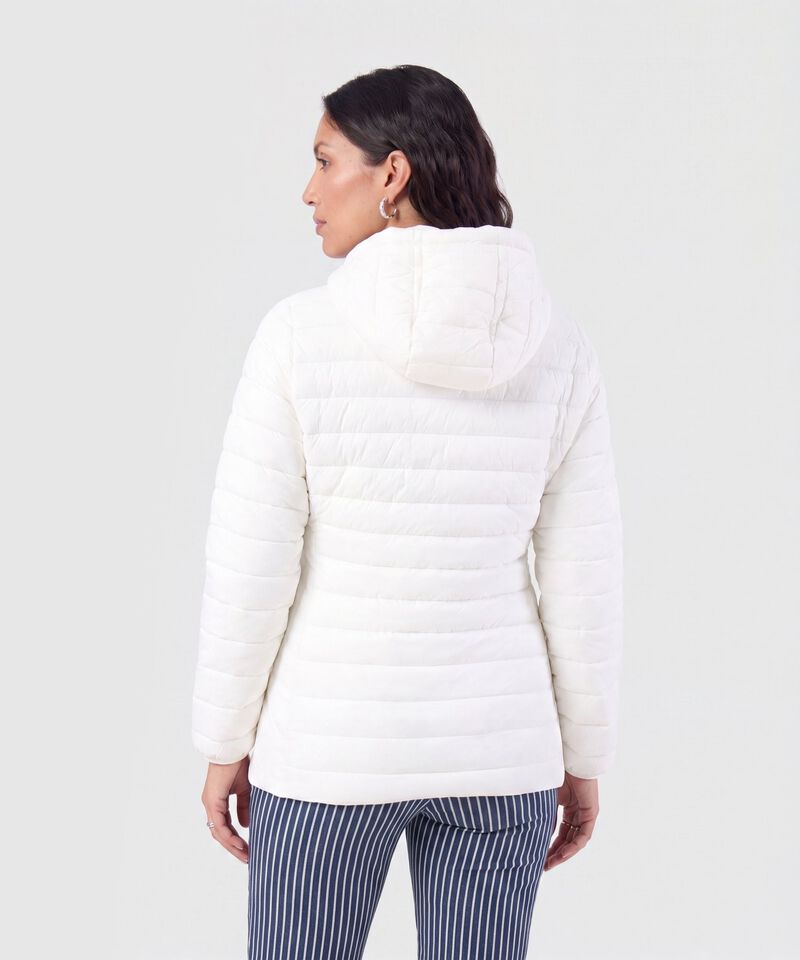 Chaqueta Acolchada Con Capota Para Mujer