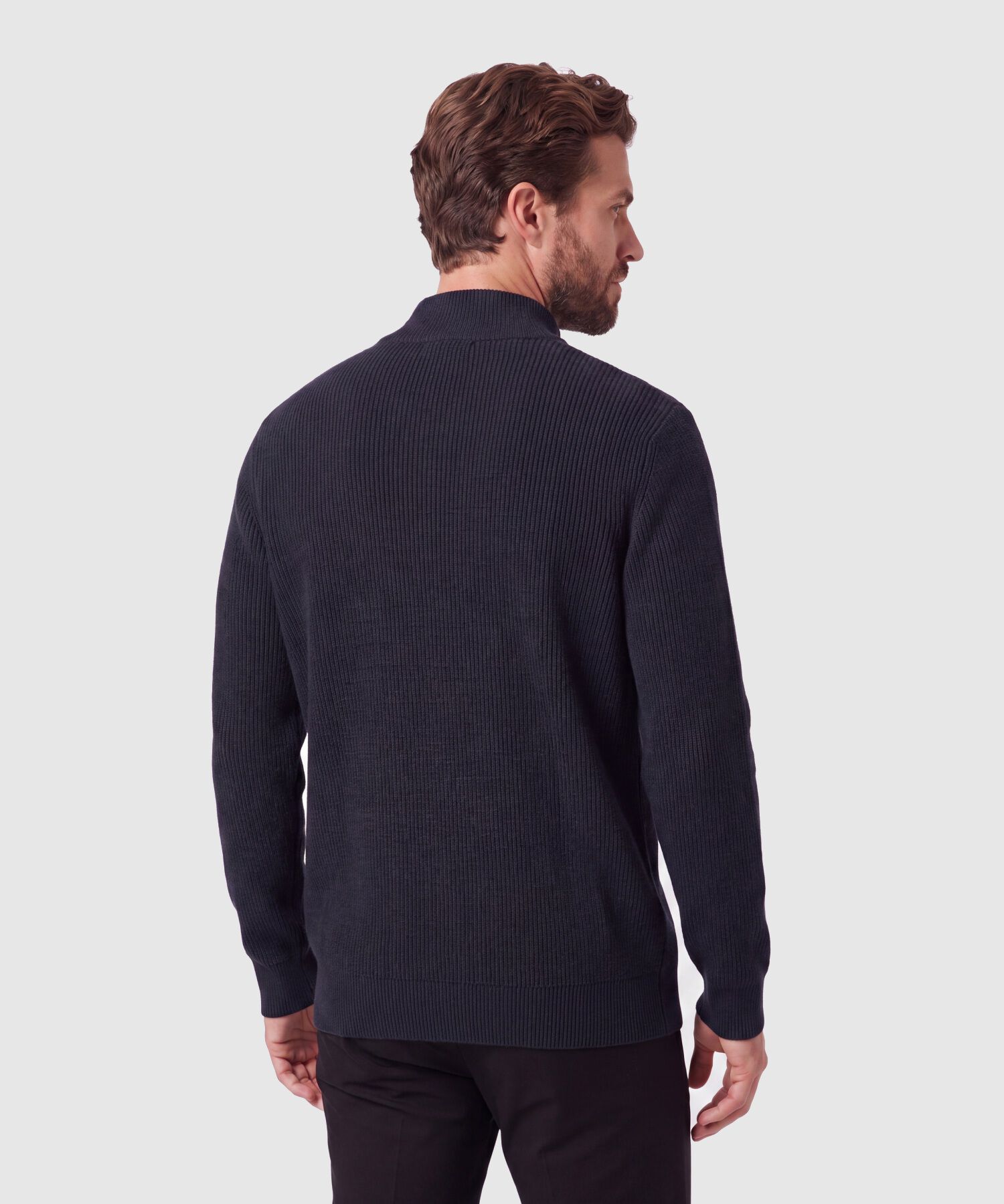 Buzo Cardigan Tejido Con Cierre Para Hombre