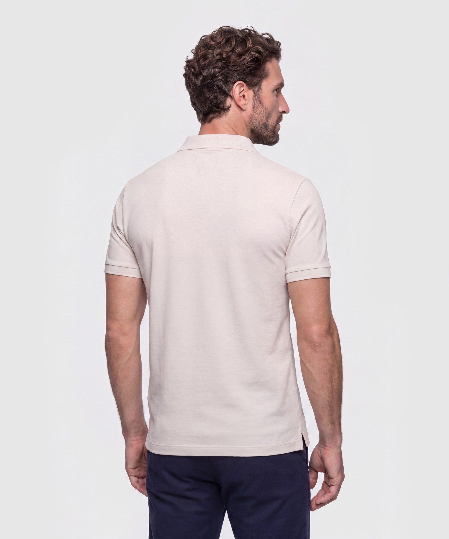 Polo con Bordado Para Hombre