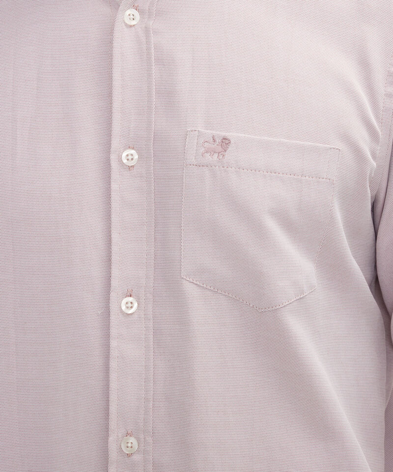 Camisa Unicolor, Manga Larga Sin Bolsillo