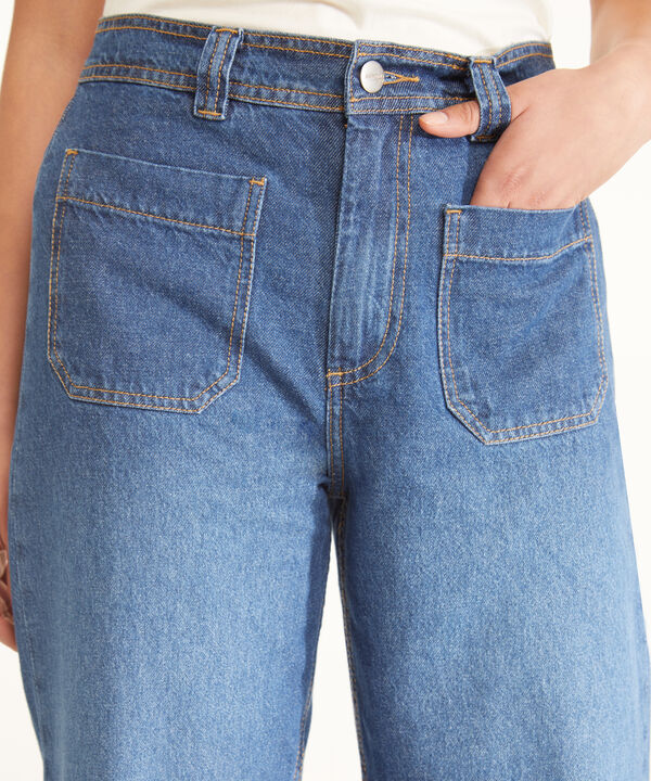 Jean Tipo Bootcut Tiro Alto image number null