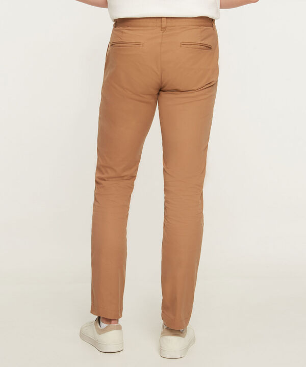 Pantalon Chino Unicolor Con Cordón