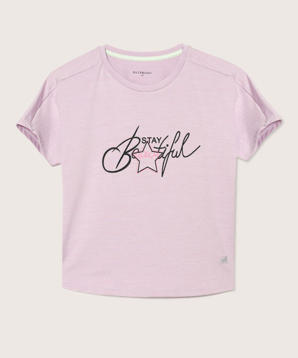 Camiseta Jaspeada Manga Corta image number null