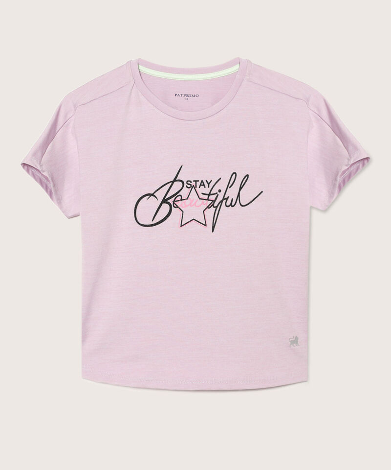 Camiseta Jaspeada Manga Corta