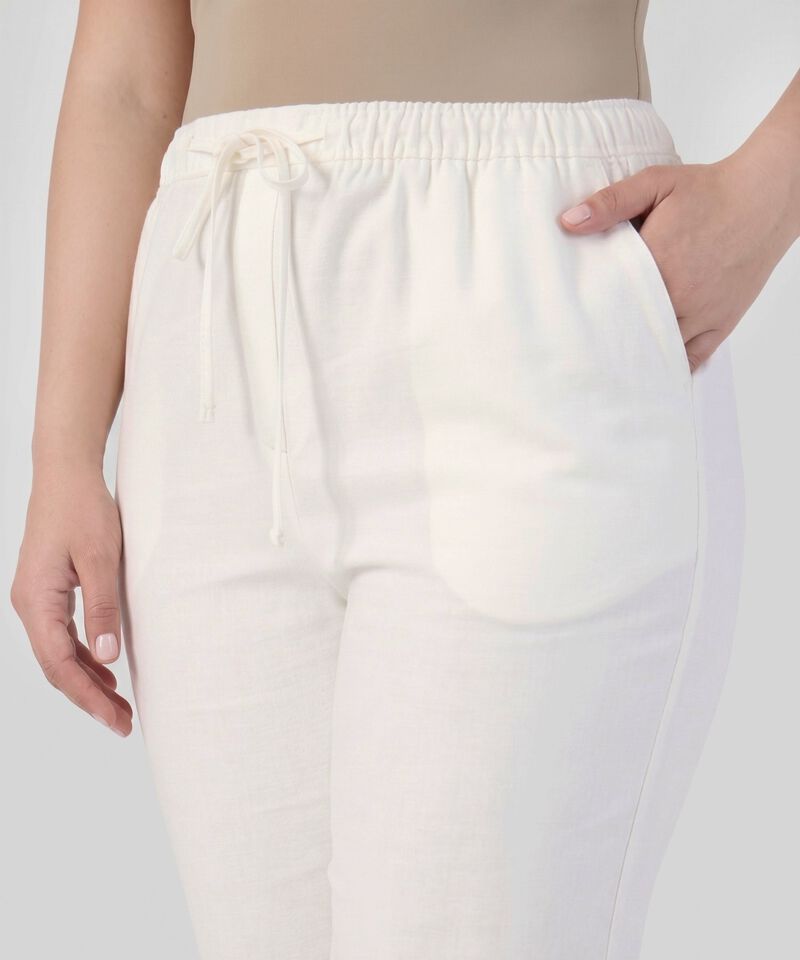 Pantal&oacute;n Wide Leg Con Cord&oacute;n Para Mujer Curvy