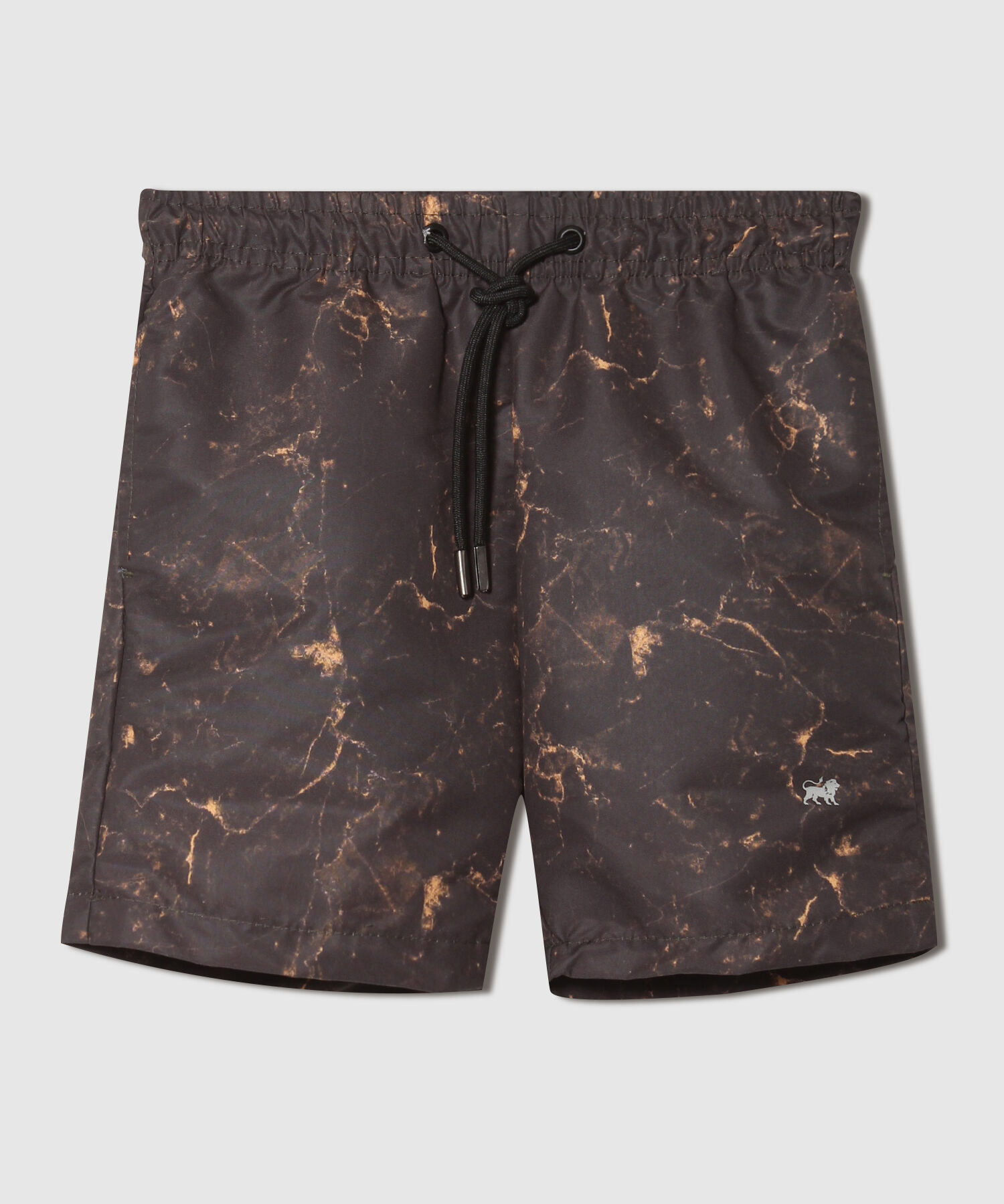 Bermuda Estampada Con Bolsillos