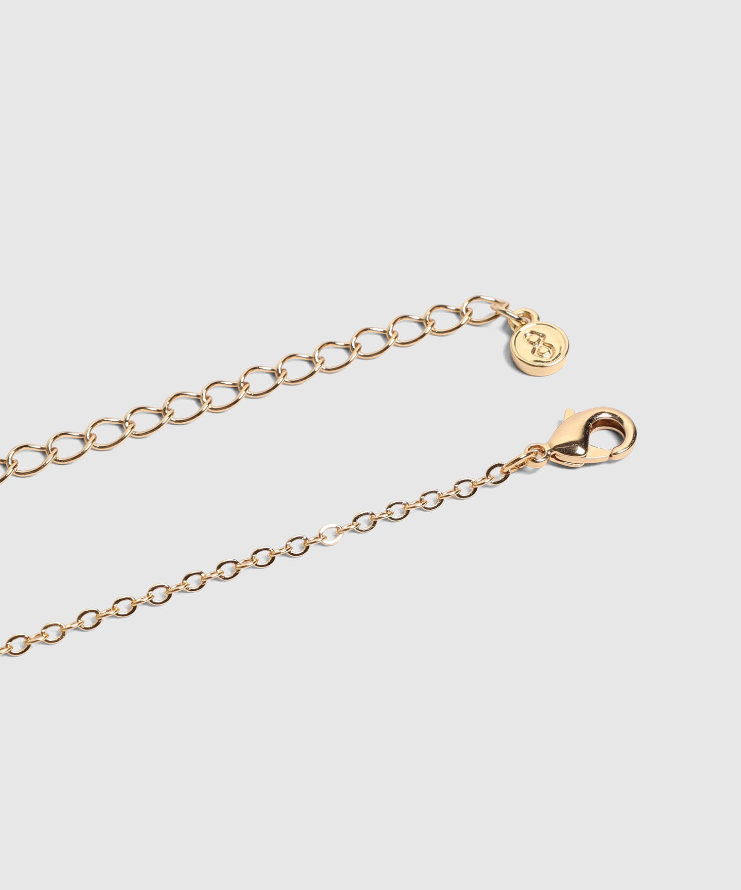 Collar Con Dijes De Cristales Circulares Mujer