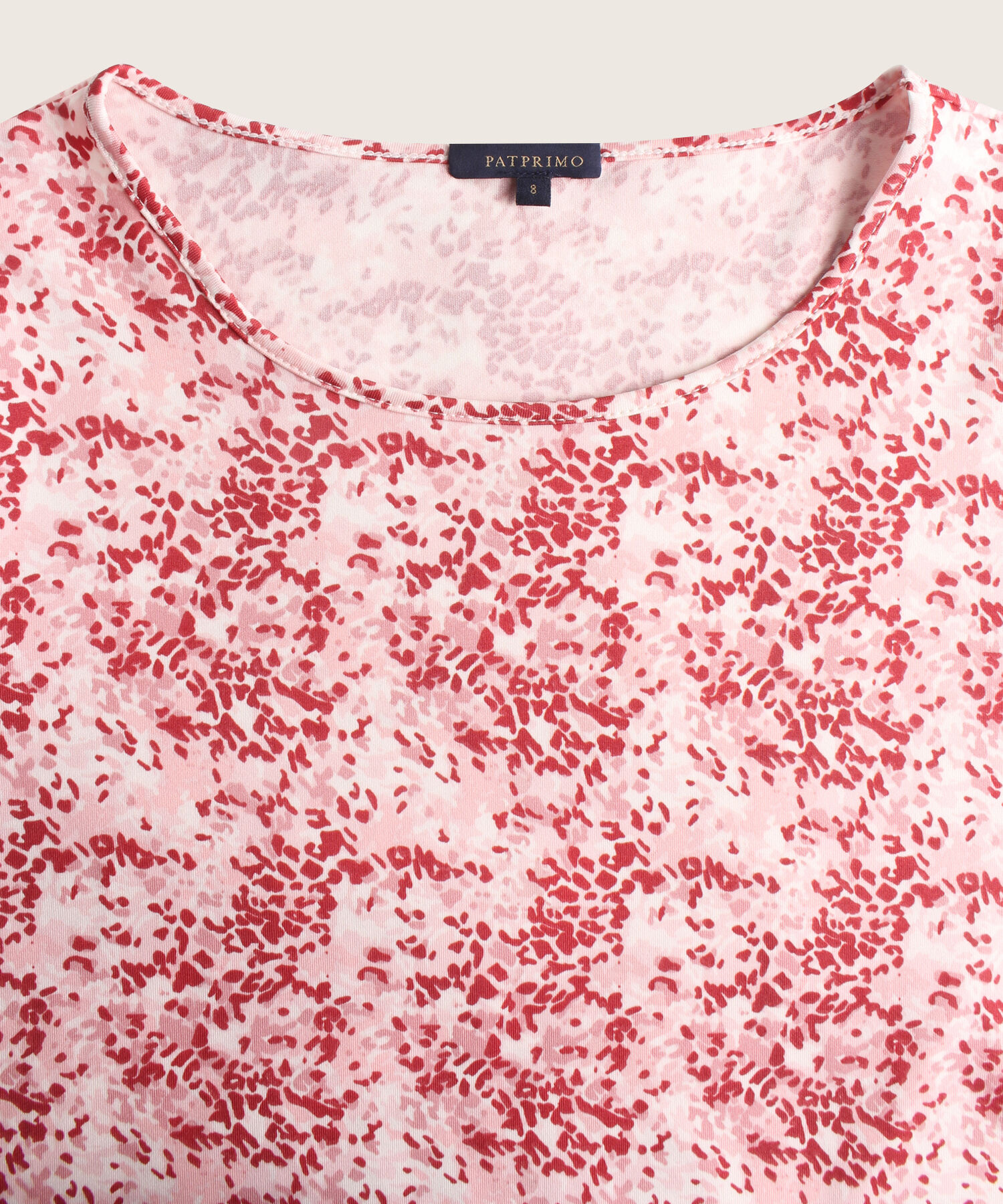 Camiseta Manga 3/4  Cuello Redondo