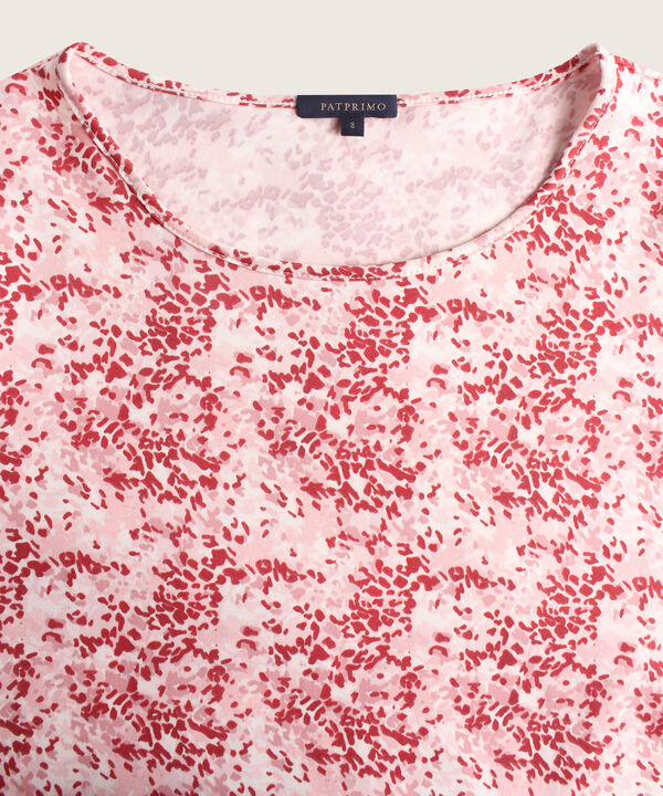 Camiseta Manga 3/4  Cuello Redondo