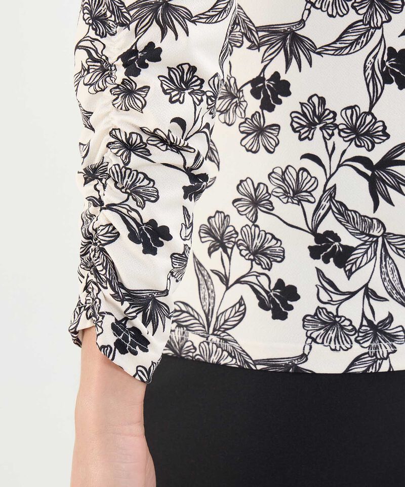 Camiseta Manga Larga Estampada