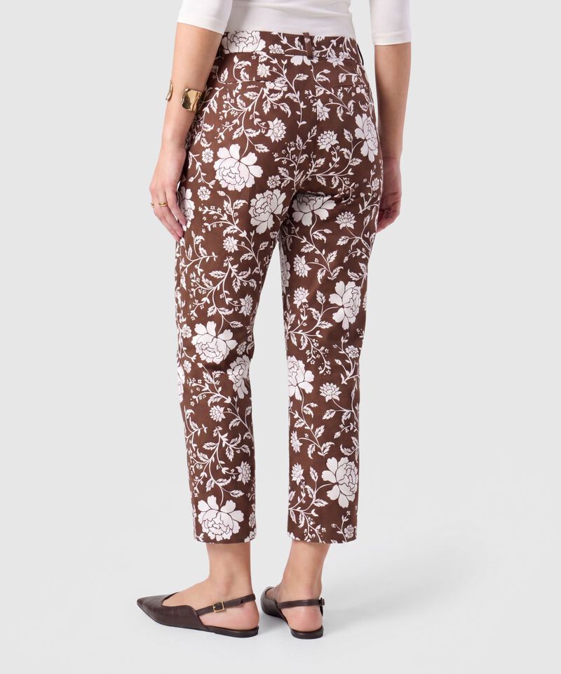Pantal&oacute;n Capri Estampado Para Mujer