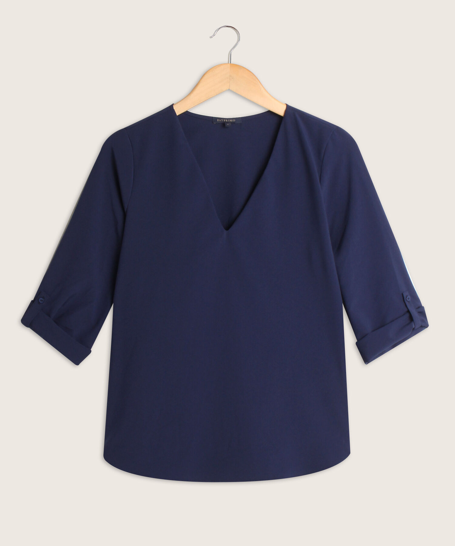 Blusa Manga ¾ con Charreteras