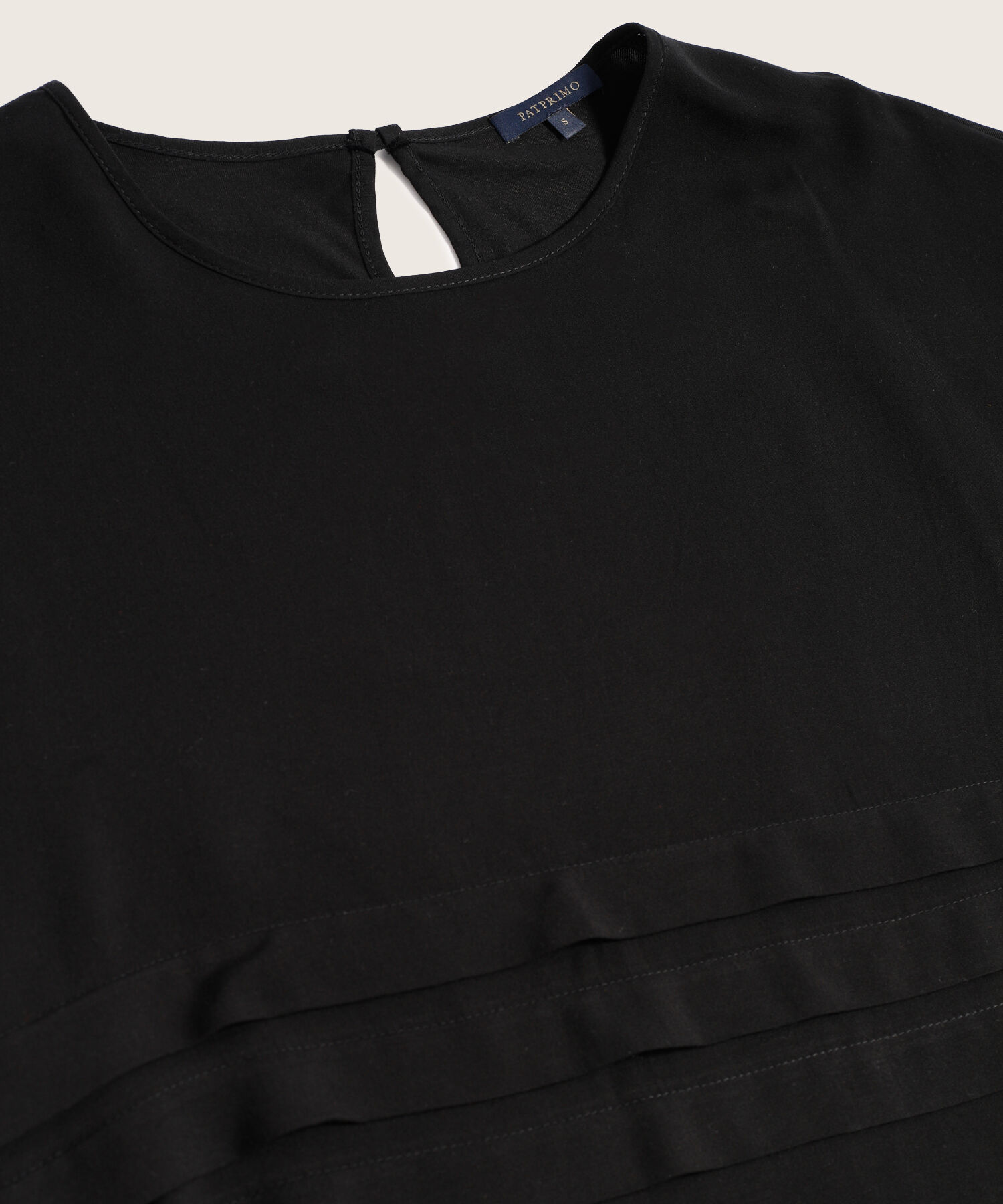 Camiseta Unicolor Manga Corta