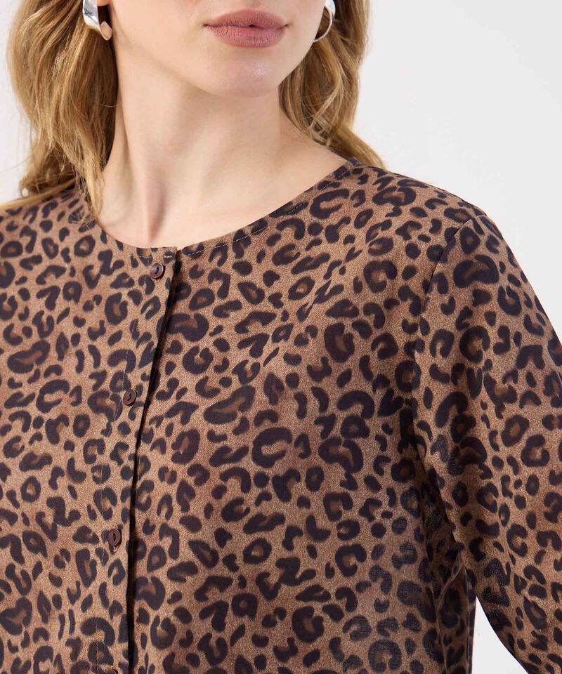 Blusa De Mujer Manga Larga Estampado