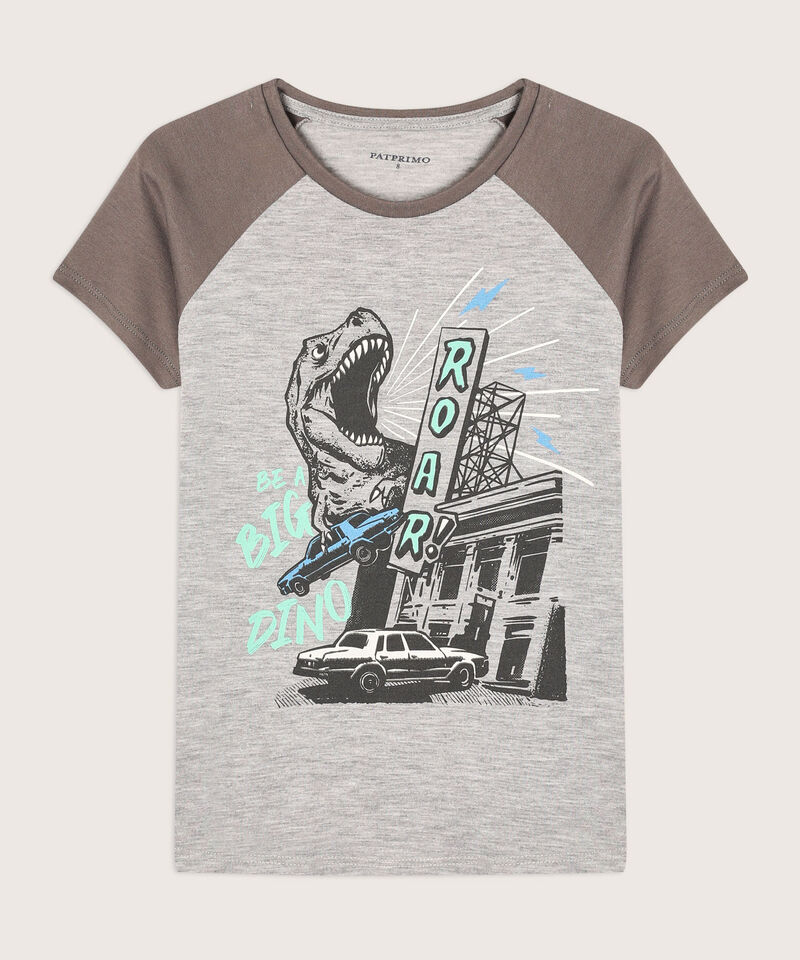 Pijama Con Camiseta Estampada