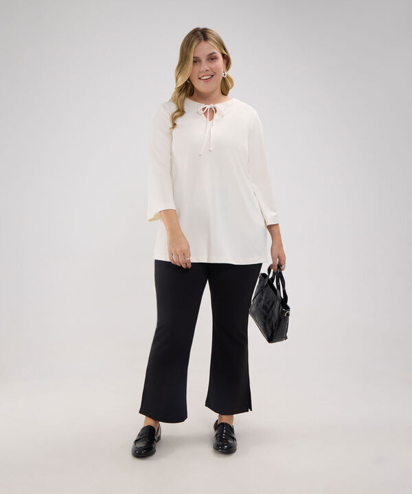 Leggins Unicolor,,Bota Recta Con Abertura En Costados image number null