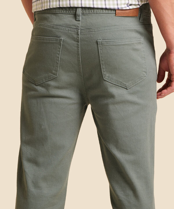Pantalón 5 Bolsillos Unicolor Esencial