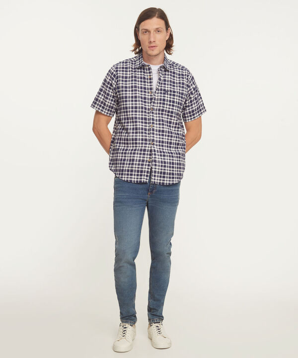 Camisa, Manga Corta Con Bolsillo image number null