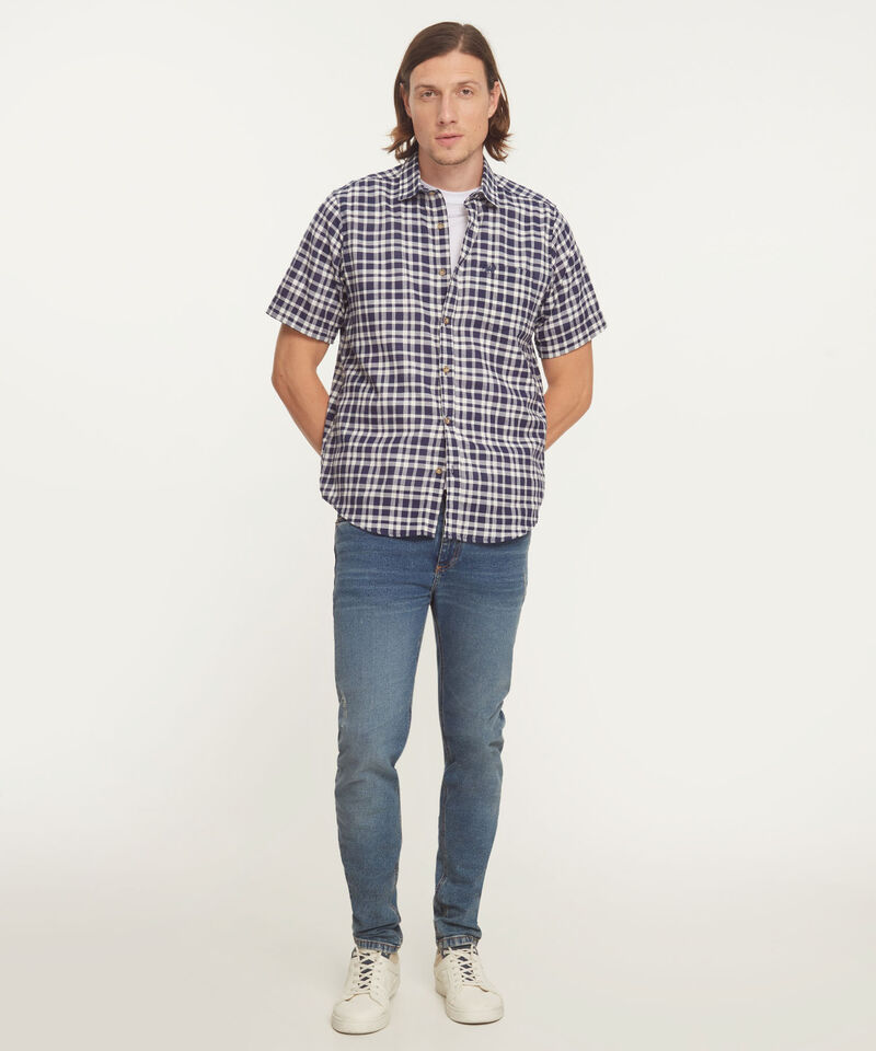 Camisa, Manga Corta Con Bolsillo