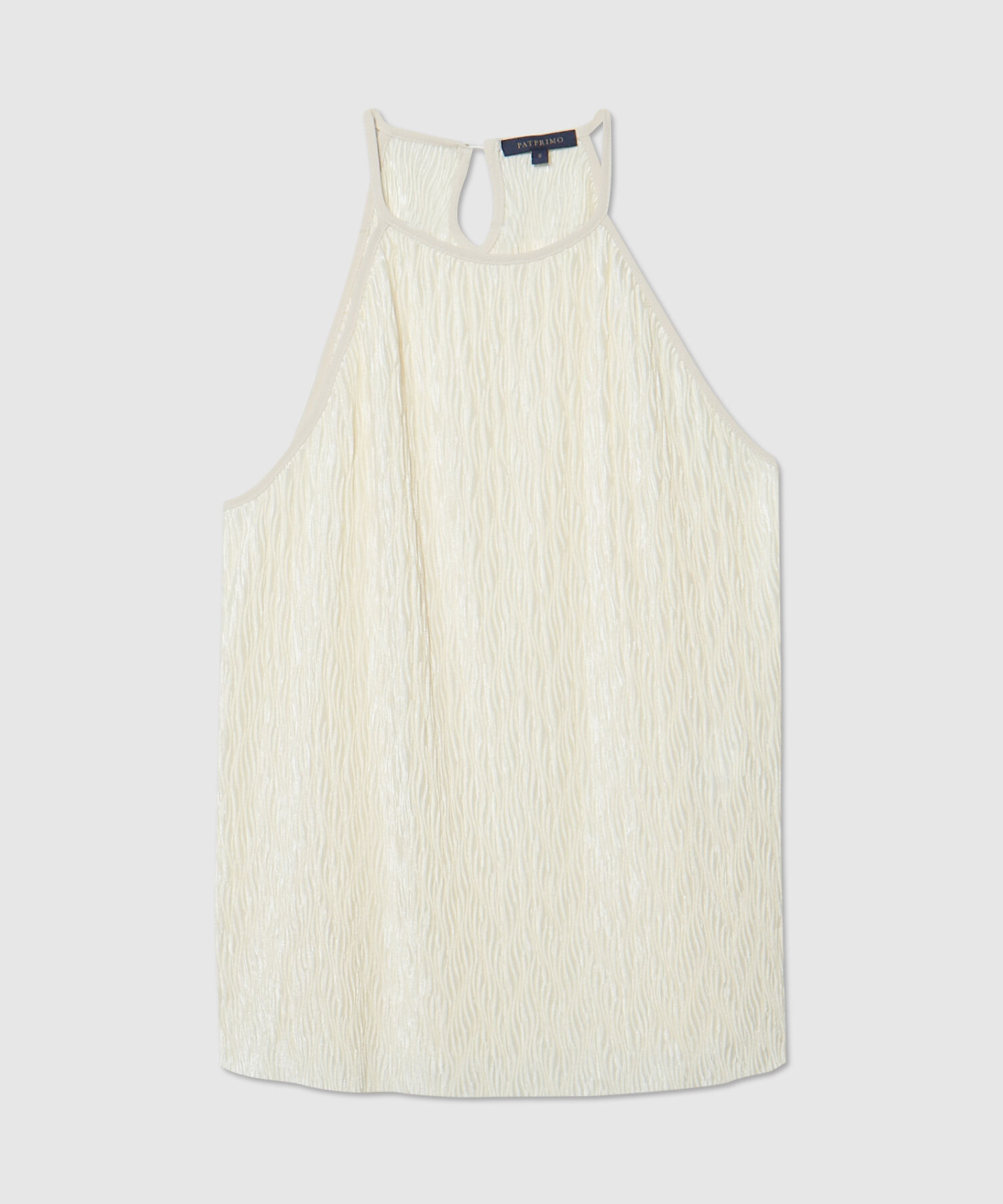 Blusa De Tiras Manga Sisa Unicolor