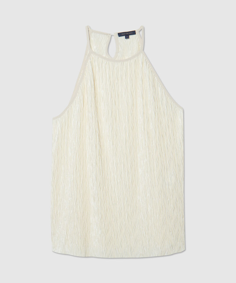 Blusa De Tiras Manga Sisa Unicolor