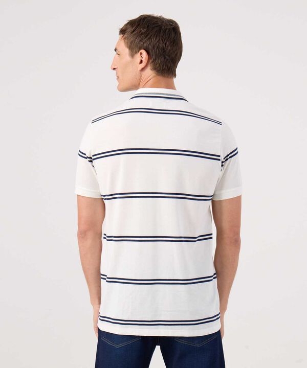 Polo Cuello Tejido A Rayas