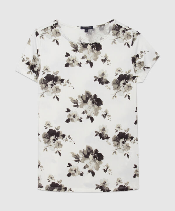 Camiseta Manga Corta con Estampado