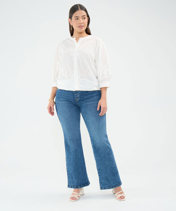 Jeggings Bootcut Tono Medio image number null