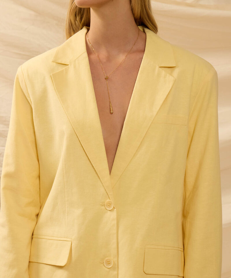 Blazer De Silueta Estructurada Para Mujer