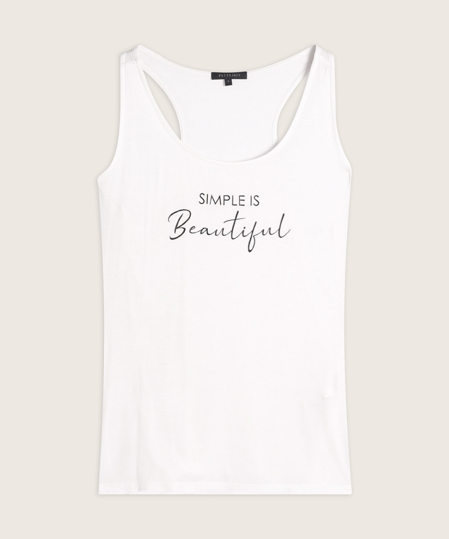 Camiseta Loose Manga Sisa Unicolor Con Screen