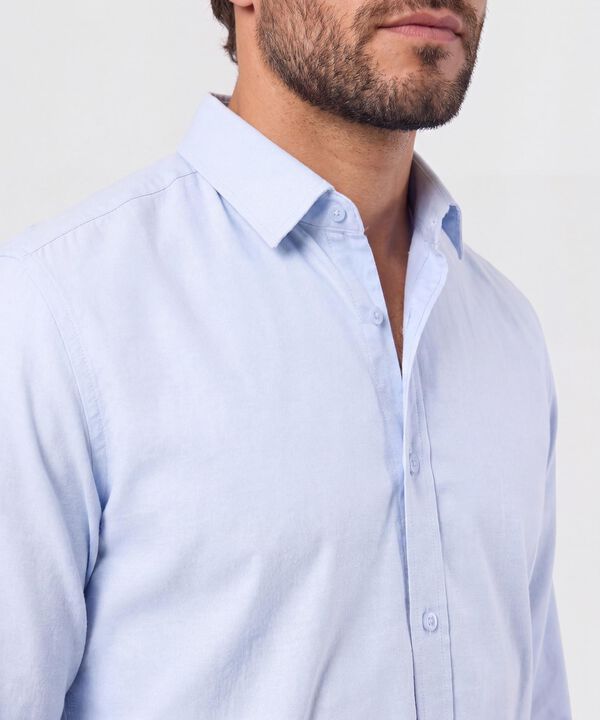 Camisa Manga Larga Unicolor 