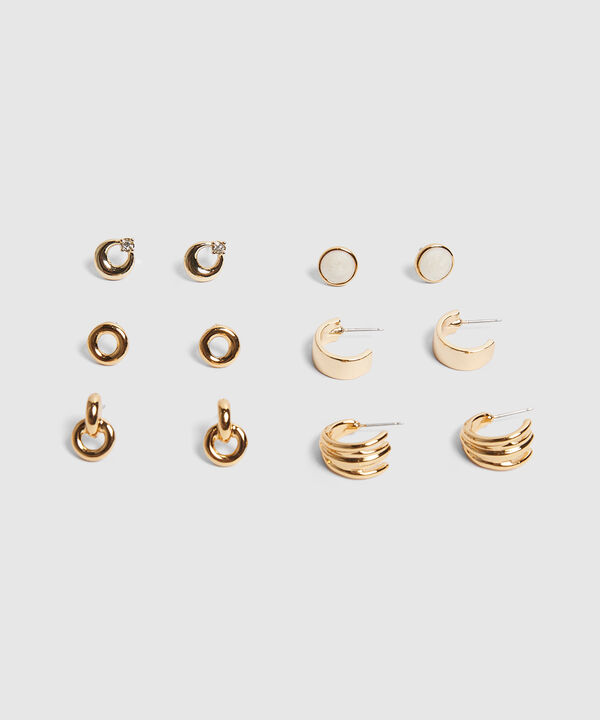 Set x 6 Aretes Dorados image number null