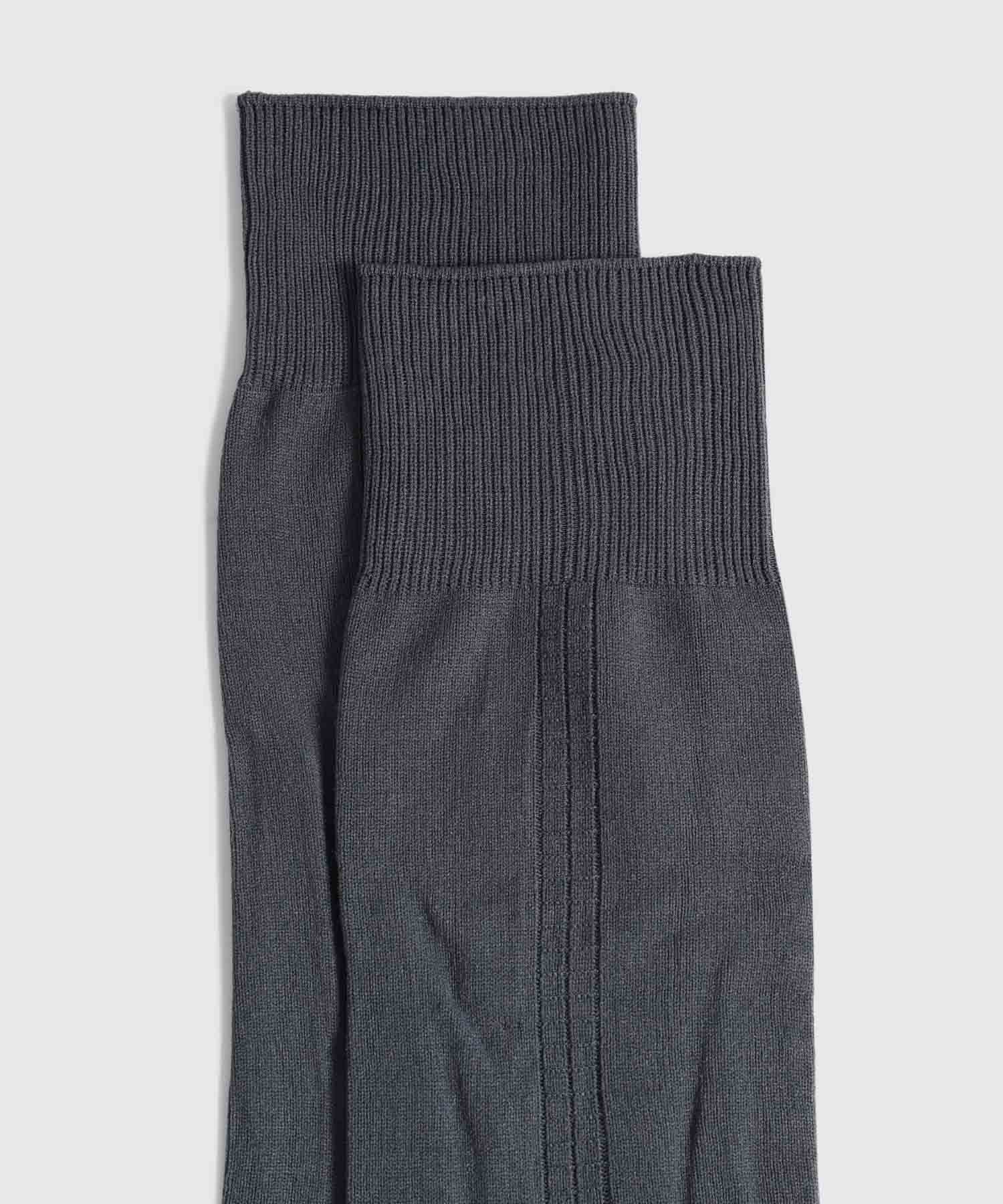 Medias Unicolor Ca&ntilde;a Larga 