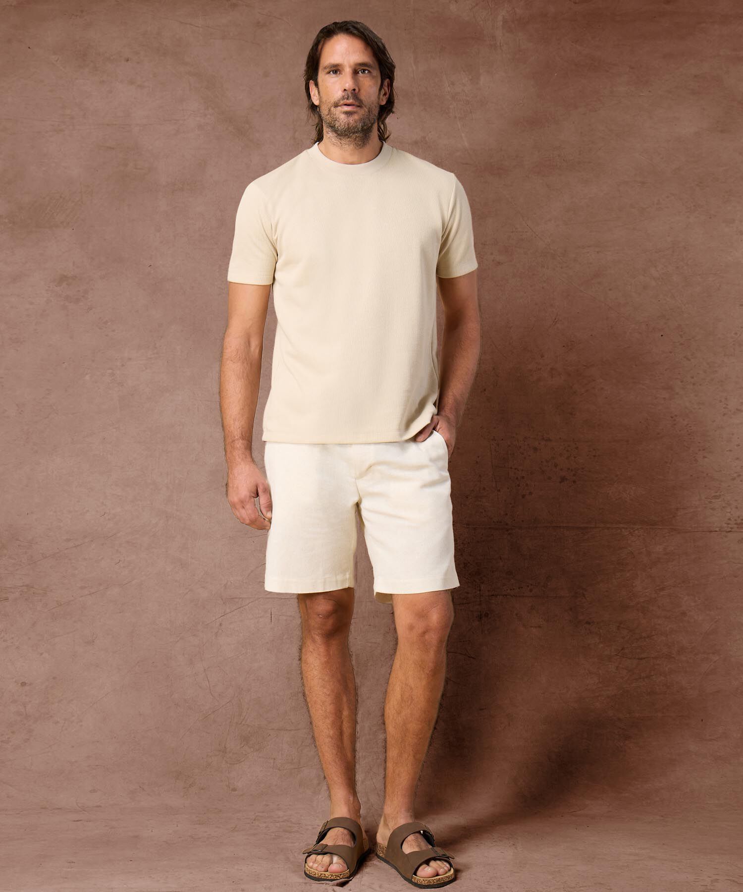 Camiseta Basica Cuello Redondo 