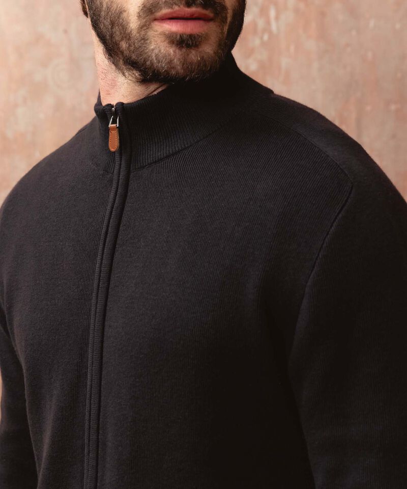 Buzo De Punto Con Cremallera Para Hombre