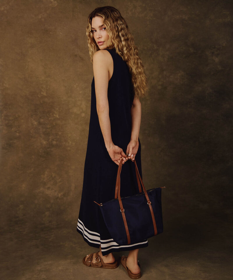 Vestido Midi Sin Mangas Para Mujer