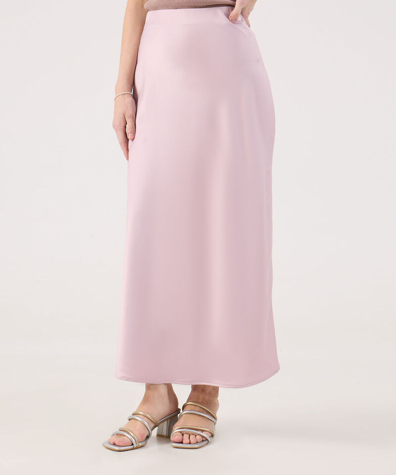 Falda Midi Con Elástico