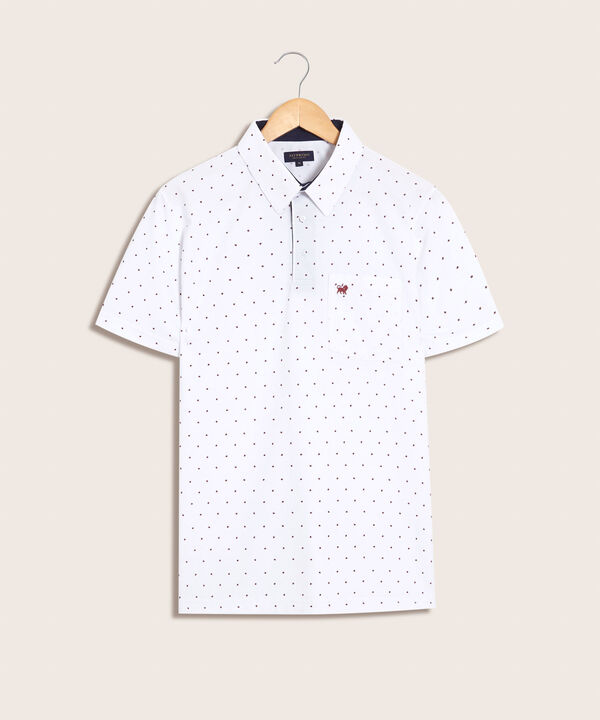 Polo Estampada Cuello Duro image number null