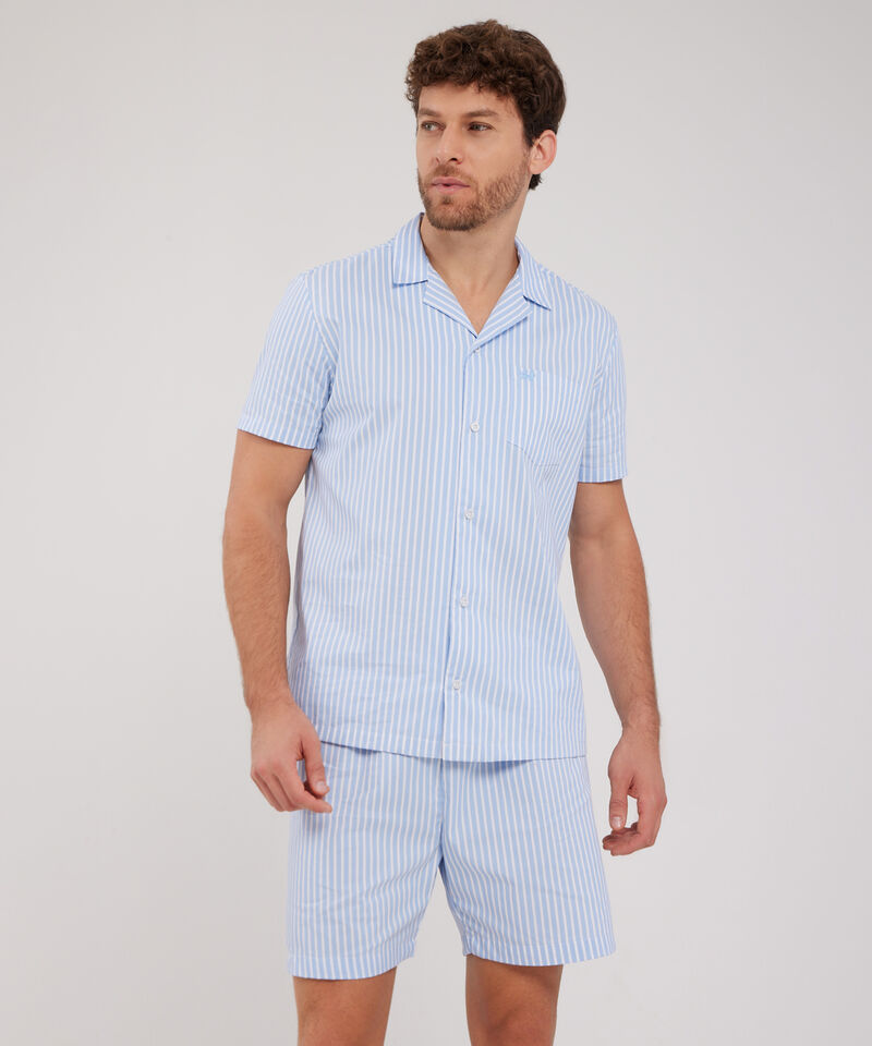 Pijama 2 Piezas Resort, Camisa Manga Corta y Pantal&oacute;n