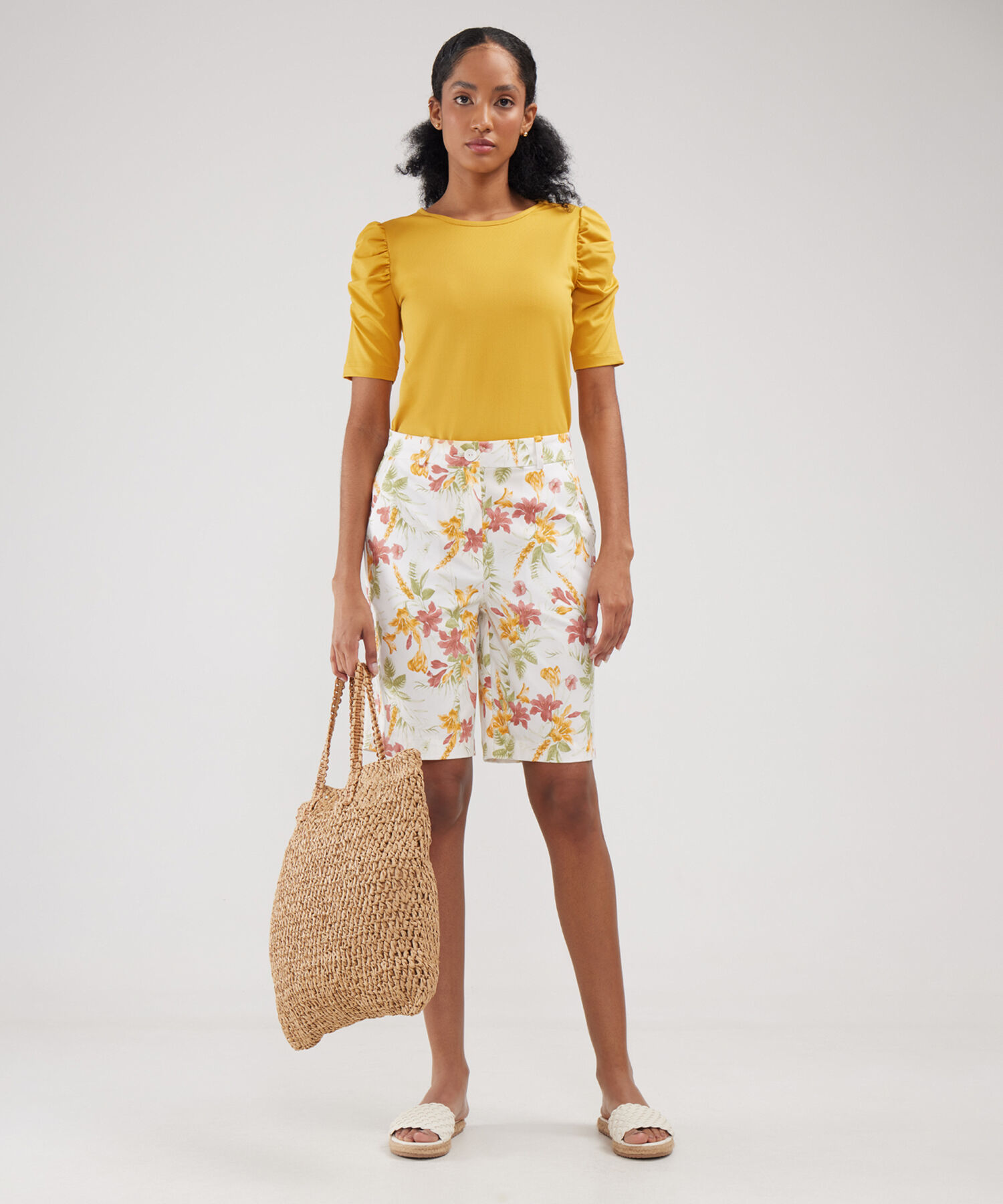 Bermuda Larga Estampada