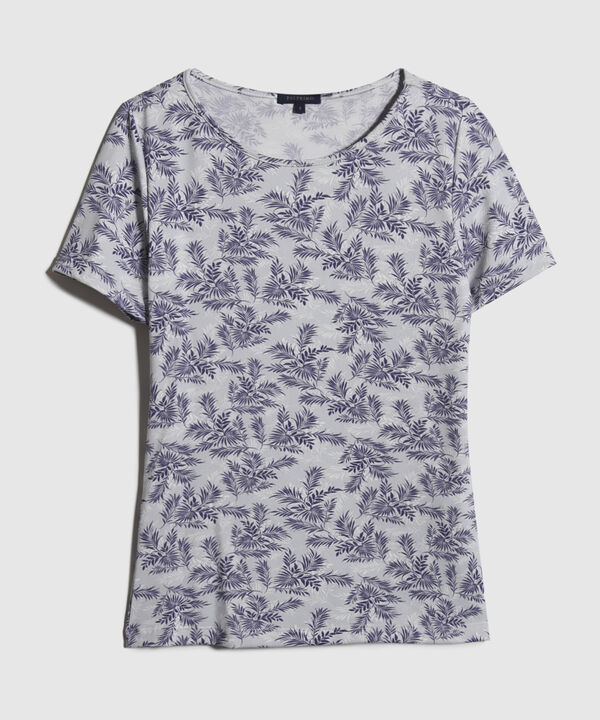 Camiseta manga corta estampada