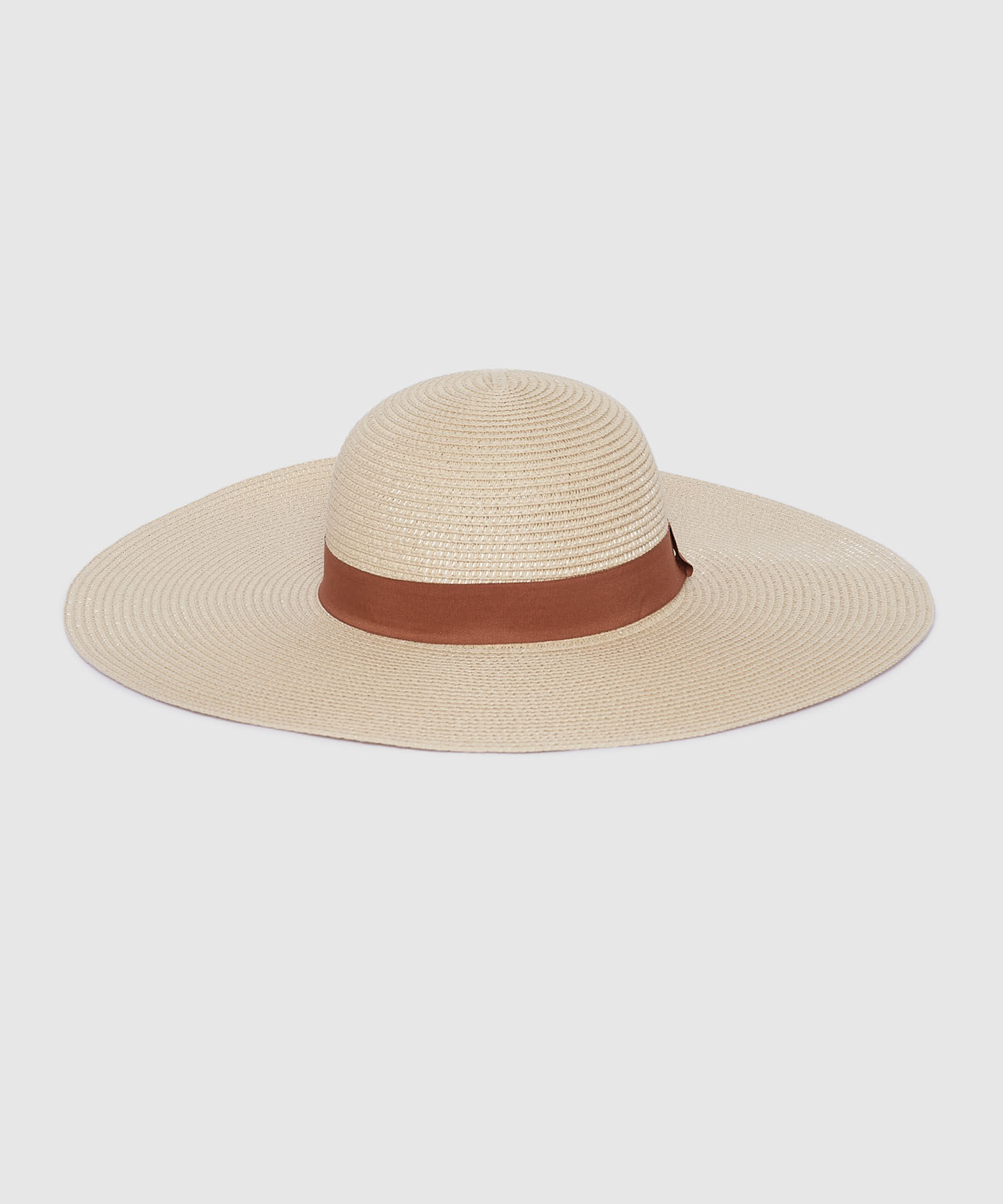 Sombrero Tipo Pamela con Cinta