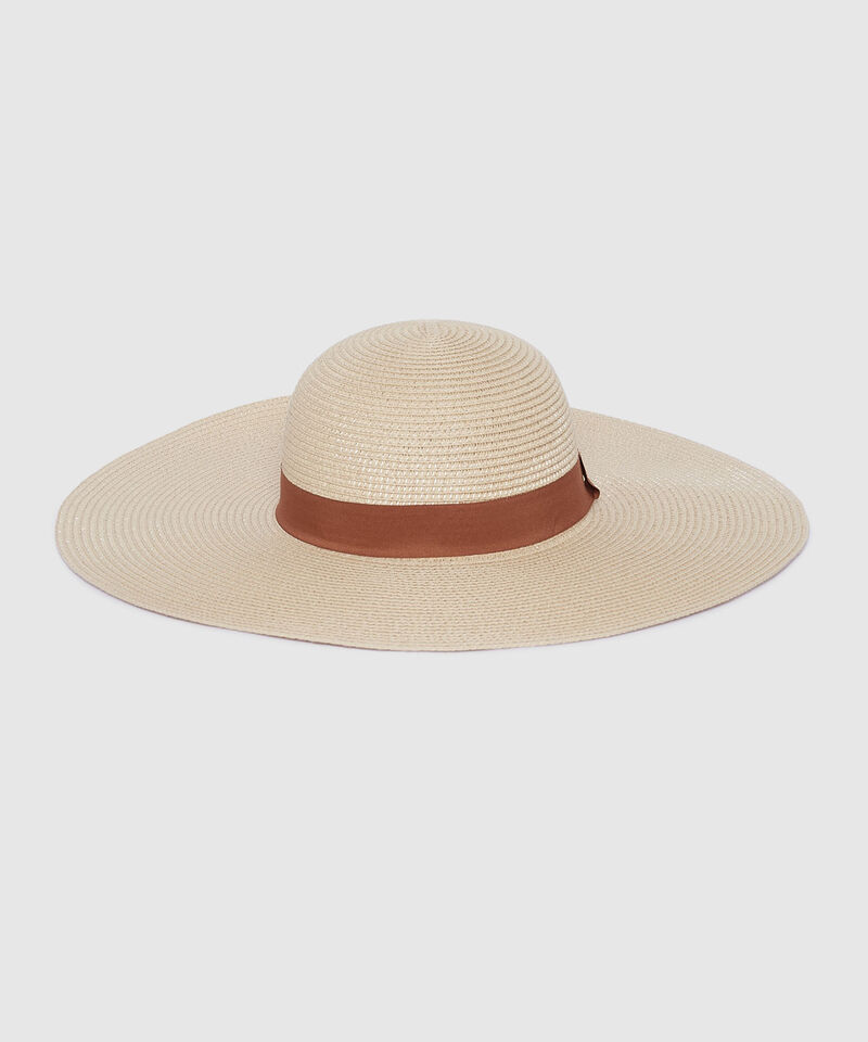 Sombrero Tipo Pamela con Cinta