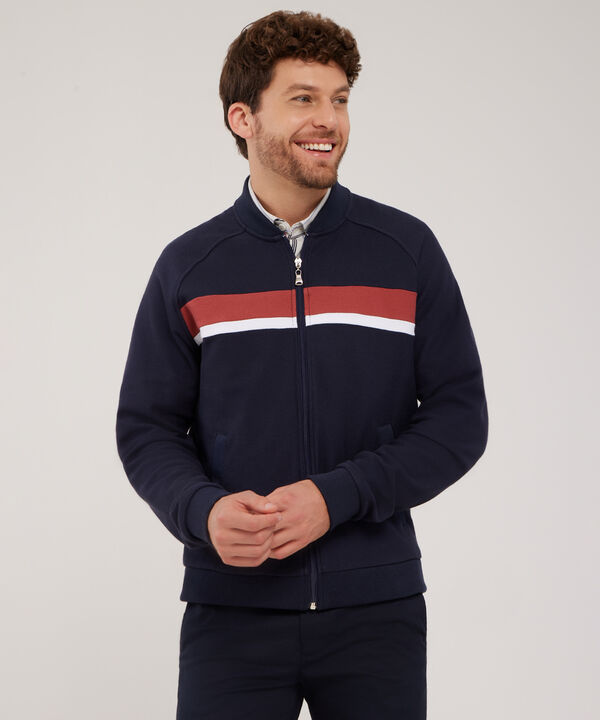 Buzo Tipo Bomber Con Cortes image number null